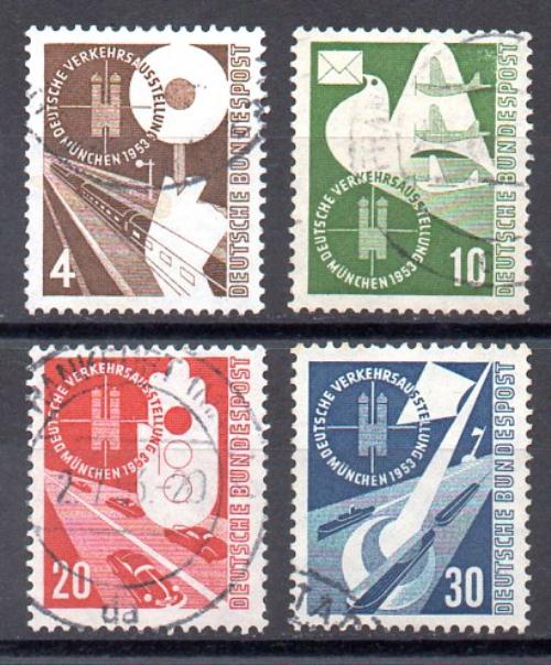 Alemania Nº Yvert 53/56<br />
Nº MIchel 167/70 (o)